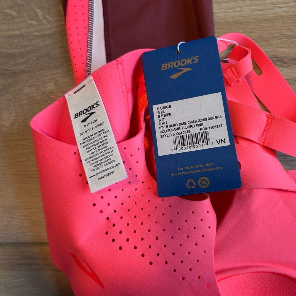 NWT Brooks Athletic Set Running Sports Bra (Small) and Leggings (X-Small) - Picture 9 of 10